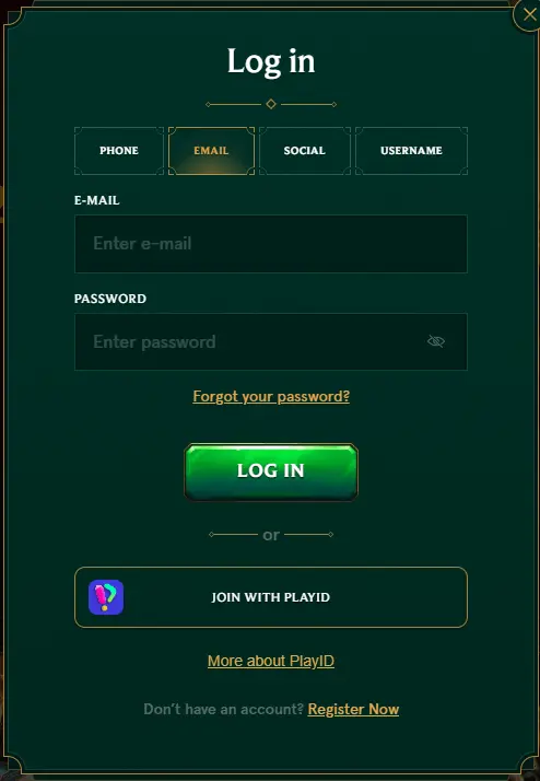How to Log In